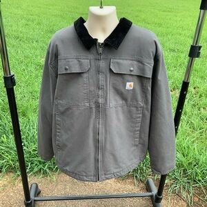Carhartt 104480 GVL Washed Duck Insulated  Traditional Mens Jacket Size 2XL